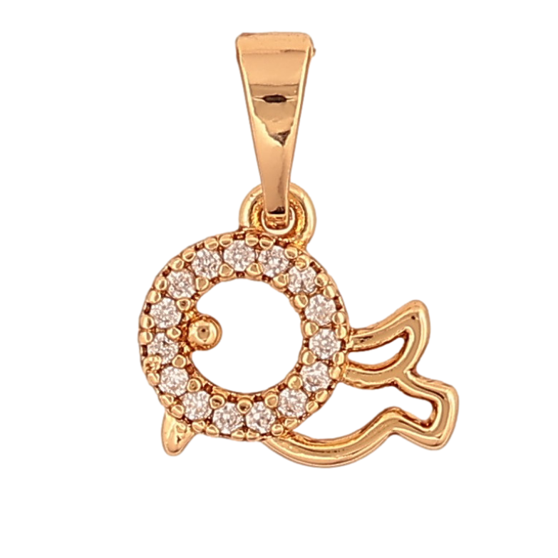 Кулон Xuping колір Позолота 18K "Пташка" для ланцюжка до 5мм фото №13 Кулон Xuping колір Позолота 18K "Пташка" для ланцюжка до 5мм фото №13
