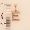 Кулон Xuping цвет Позолота 18K "Буква Е с кристаллами" для цепочки до 5мм фото №2 Кулон Xuping цвет Позолота 18K "Буква Е с кристаллами" для цепочки до 5мм фото №2