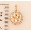 Кулон Xuping цвет Позолота 18K "Цветочек" для цепочки до 6мм фото №2 Кулон Xuping цвет Позолота 18K "Цветочек" для цепочки до 6мм фото №2