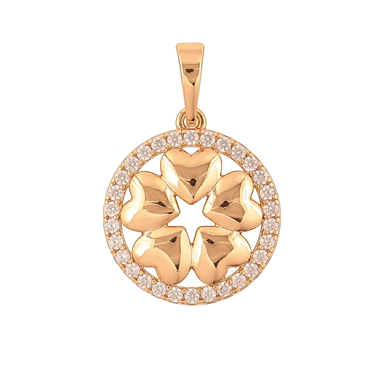 Кулон Xuping цвет Позолота 18K "Цветочек" для цепочки до 6мм фото №7 Кулон Xuping цвет Позолота 18K "Цветочек" для цепочки до 6мм фото №7
