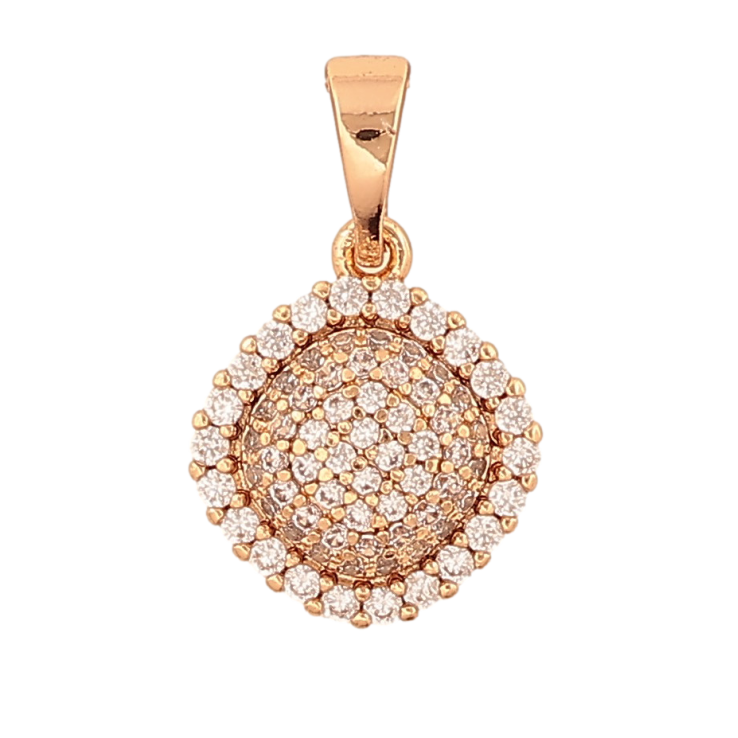Кулон Xuping цвет Позолота 18K "Инкрустация кристаллами" для цепочки до 5мм фото №2