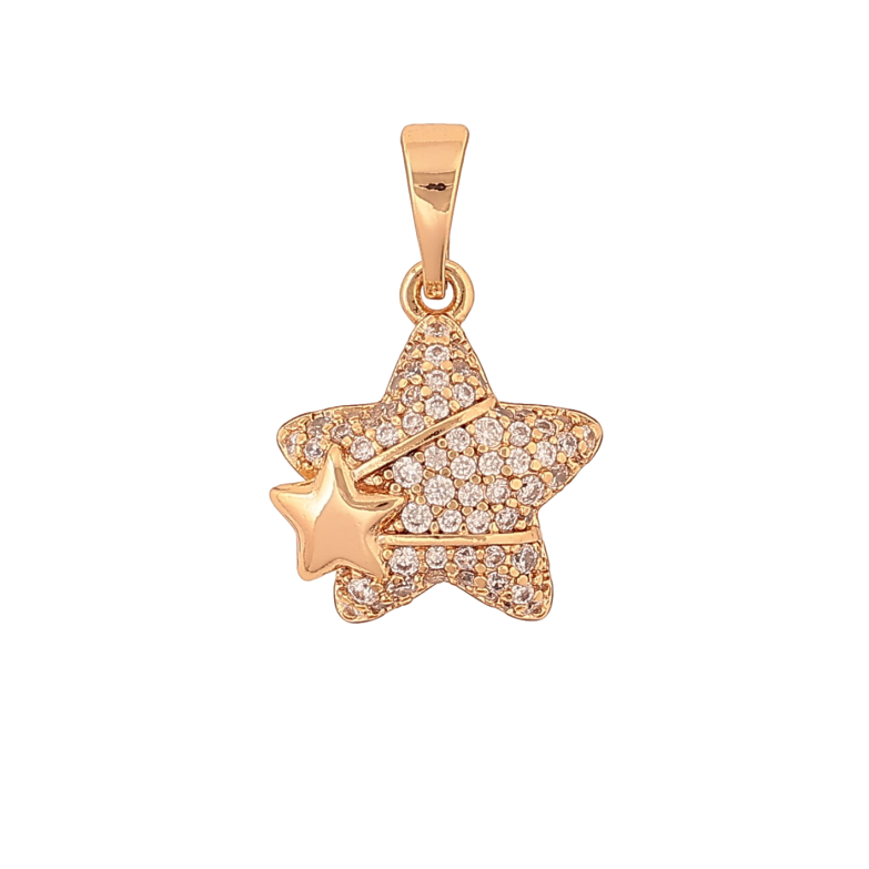 Кулон Xuping колір Позолота 18K "Зірочка" для ланцюжка до 5мм фото №7