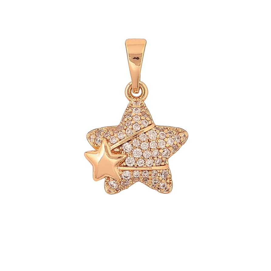 Кулон Xuping цвет Позолота 18K "Звездочка" для цепочки до 5мм фото №1