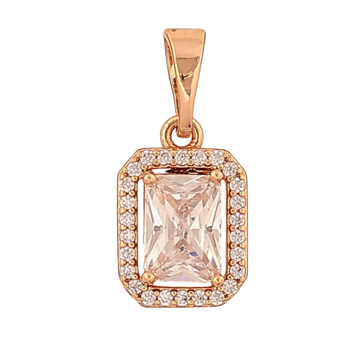 Кулон Xuping цвет Позолота 18K "Кристалл в обрамлении" для цепочки до 5мм фото №22