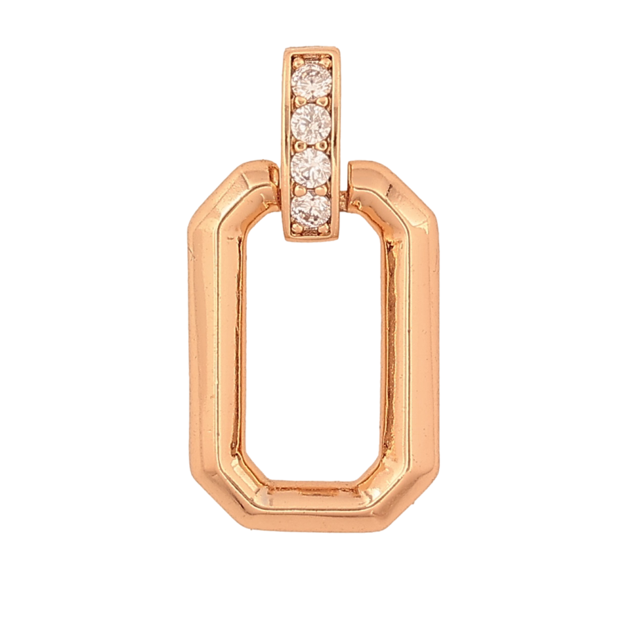 Кулон Xuping цвет Позолота 18K "Узор с кристаллами" для цепочки до 3мм фото №1