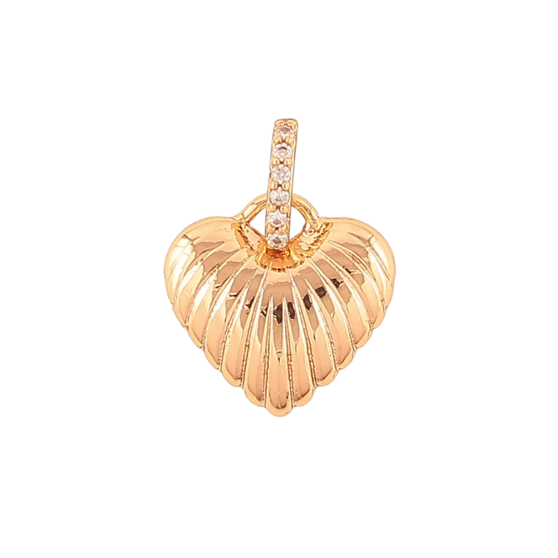 Кулон Xuping колір Позолота 18K "Сердечко" для ланцюжка до 4мм фото №16 Кулон Xuping колір Позолота 18K "Сердечко" для ланцюжка до 4мм фото №16