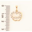 Кулон Xuping цвет Позолота 18K "Яблоко с кристаллами" для цепочки до 5мм фото №2 Кулон Xuping цвет Позолота 18K "Яблоко с кристаллами" для цепочки до 5мм фото №2