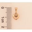 Кулон Xuping цвет Позолота 18K "Сердечко, 6х7мм" для цепочки до 5мм фото №2