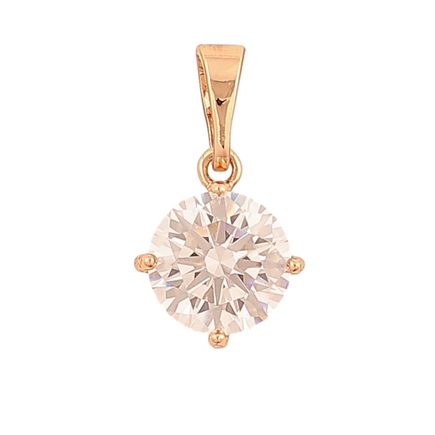 Кулон Xuping цвет Позолота 18K "Кристалл, ø 8мм" для цепочки до 5мм фото №1 Кулон Xuping цвет Позолота 18K "Кристалл, ø 8мм" для цепочки до 5мм фото №1