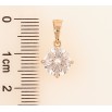Кулон Xuping цвет Позолота 18K "Кристалл, ø 8мм" для цепочки до 5мм фото №2 Кулон Xuping цвет Позолота 18K "Кристалл, ø 8мм" для цепочки до 5мм фото №2