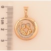 Кулон Xuping колір Позолота 18K "Закохані" для ланцюжка до 7мм фото №2 Кулон Xuping колір Позолота 18K "Закохані" для ланцюжка до 7мм фото №2