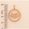 Кулон Xuping цвет Позолота 18K "Любовь матери" для цепочки до 5мм фото №2 Кулон Xuping цвет Позолота 18K "Любовь матери" для цепочки до 5мм фото №2