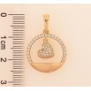 Кулон Xuping цвет Позолота 18K "Колечко с сердечком" для цепочки до 6мм фото №2 Кулон Xuping цвет Позолота 18K "Колечко с сердечком" для цепочки до 6мм фото №2