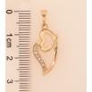 Кулон Xuping цвет Позолота 18K "Узор с сердечком" для цепочки до 5мм фото №2 Кулон Xuping цвет Позолота 18K "Узор с сердечком" для цепочки до 5мм фото №2