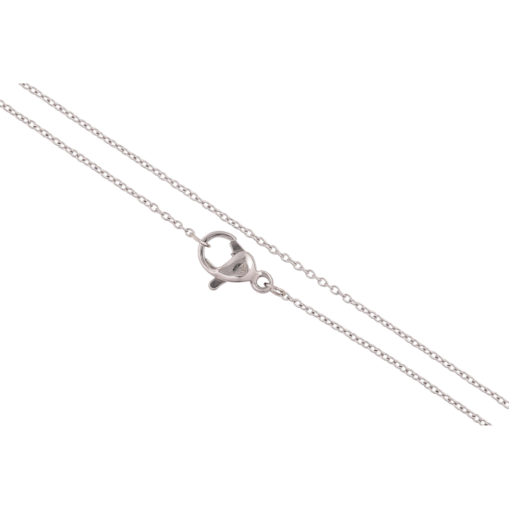Цепочка Xuping ТТМ Stainless Steel цвет Родий "Плетение Якорное" длина 45см х 1мм фото №5