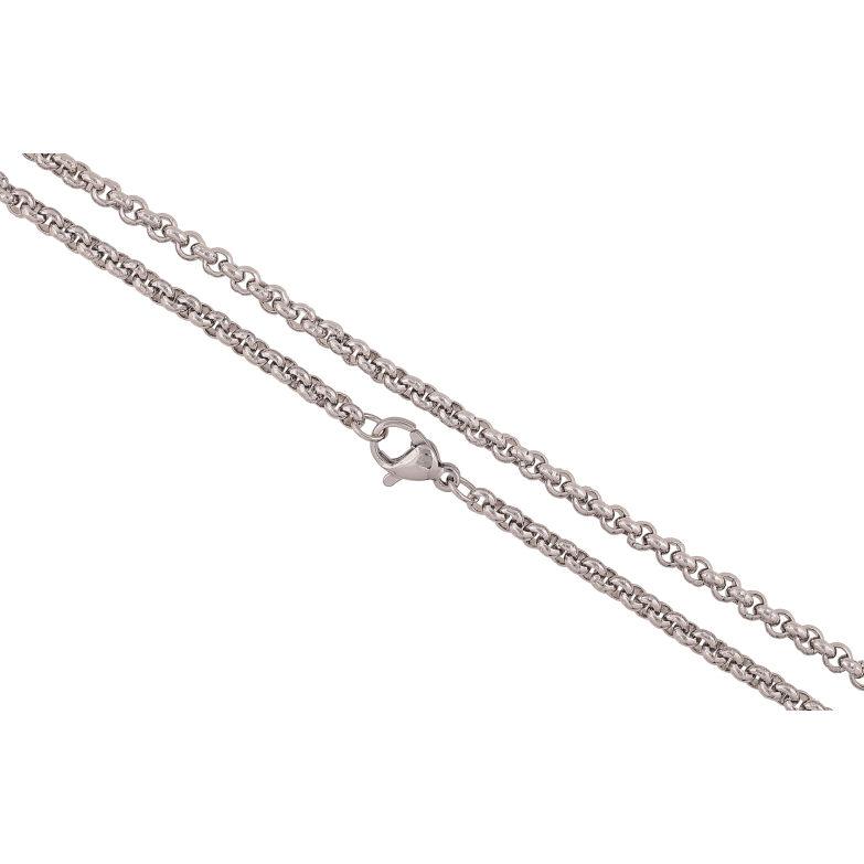 Ланцюжок Xuping ТТМ Stainless Steel колір Родій "Плетіння Бельцер" довжина 50см х 3мм фото №13 Ланцюжок Xuping ТТМ Stainless Steel колір Родій "Плетіння Бельцер" довжина 50см х 3мм фото №13