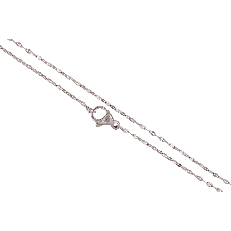 Цепочка Xuping ТТМ Stainless Steel цвет Родий "Плетение Якорное" длина 45см х 1.5мм фото №4
