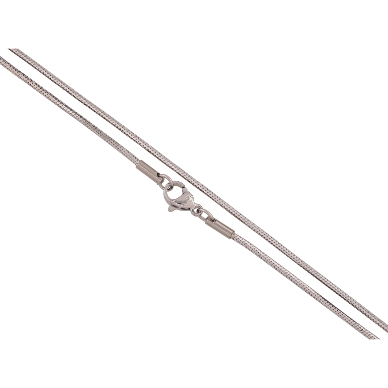 Ланцюжок Xuping ТТМ Stainless Steel колір Родій "Плетіння Ювелірний шнур 8-ми гранний" довжина 45см х 1.5мм фото №2 Ланцюжок Xuping ТТМ Stainless Steel колір Родій "Плетіння Ювелірний шнур 8-ми гранний" довжина 45см х 1.5мм фото №2