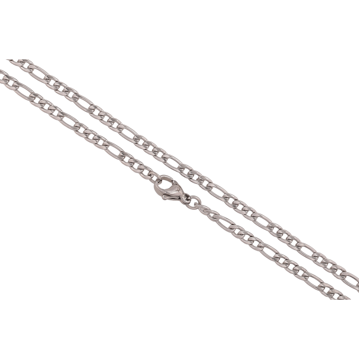 Цепочка Xuping ТТМ Stainless Steel цвет Родий "Плетение Фигаро" длина 50см х 3мм фото №25 Цепочка Xuping ТТМ Stainless Steel цвет Родий "Плетение Фигаро" длина 50см х 3мм фото №25
