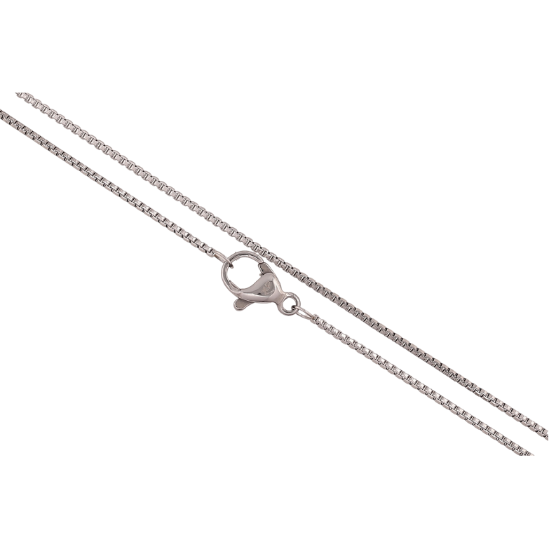 Ланцюжок Xuping ТТМ Stainless Steel колір Родій "Плетіння Панцирне" довжина 45см х 1мм фото №13
