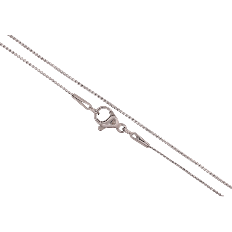 Цепочка Xuping ТТМ Stainless Steel цвет Родий "Плетение Серпантин" длина 45см х 1мм фото №4 Цепочка Xuping ТТМ Stainless Steel цвет Родий "Плетение Серпантин" длина 45см х 1мм фото №4
