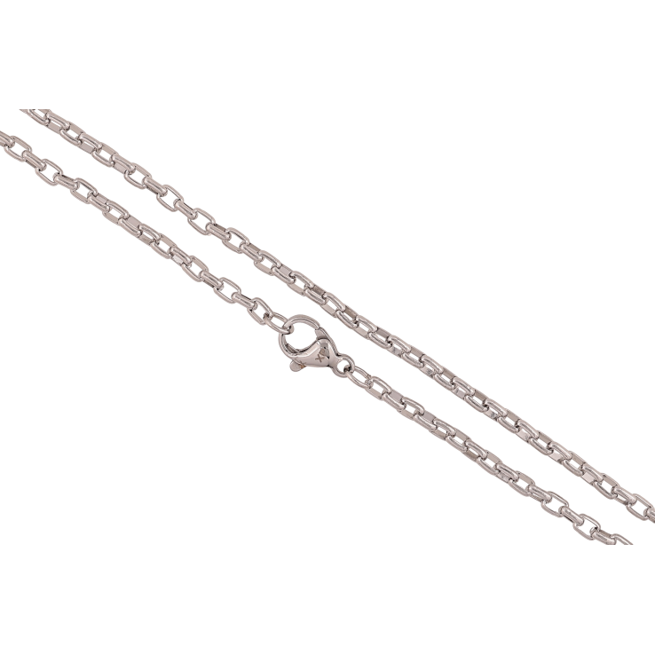Цепочка Xuping ТТМ Stainless Steel цвет Родий "Плетение Якорное" длина 50см х 2.5мм фото №21
