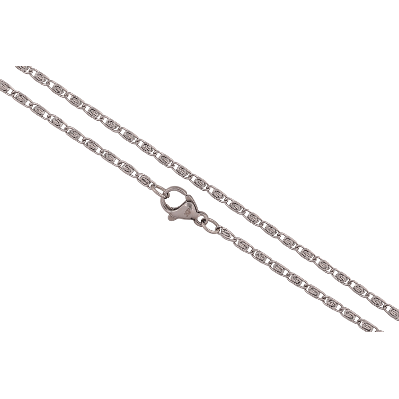 Ланцюжок Xuping ТТМ Stainless Steel колір Родій "Плетіння Равлик" довжина 45см х 2мм фото №14 Ланцюжок Xuping ТТМ Stainless Steel колір Родій "Плетіння Равлик" довжина 45см х 2мм фото №14