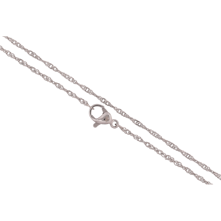 Цепочка Xuping ТТМ Stainless Steel цвет Родий "Плетение Сингапур" длина 45см х 2мм фото №20 Цепочка Xuping ТТМ Stainless Steel цвет Родий "Плетение Сингапур" длина 45см х 2мм фото №20