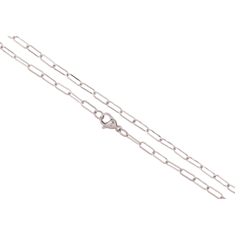 Цепочка Xuping ТТМ Stainless Steel цвет Родий "Плетение Якорное" длина 51см х 3мм фото №1