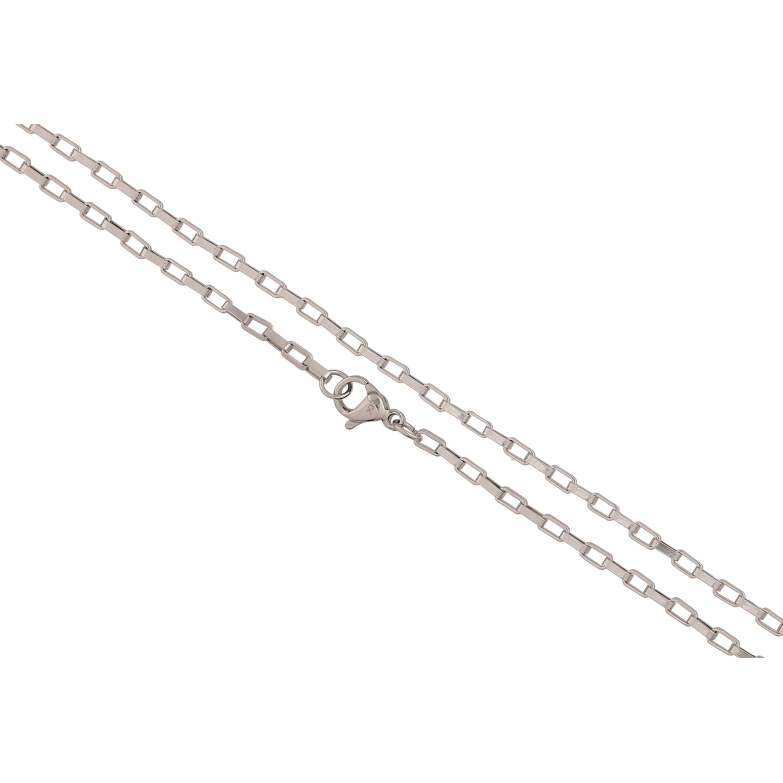 Ланцюжок Xuping ТТМ Stainless Steel колір Родій "Плетіння Якірне" довжина 45см х 2мм фото №15 Ланцюжок Xuping ТТМ Stainless Steel колір Родій "Плетіння Якірне" довжина 45см х 2мм фото №15