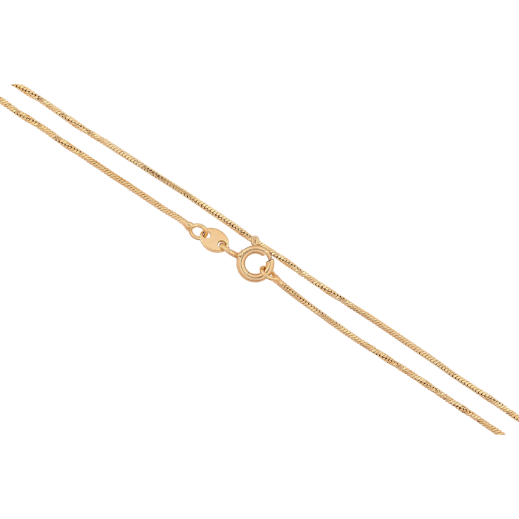 Цепочка Xuping цвет Позолота 14K "Плетение Ювелирный шнур" длинна 50см х 1мм фото №5 Цепочка Xuping цвет Позолота 14K "Плетение Ювелирный шнур" длинна 50см х 1мм фото №5