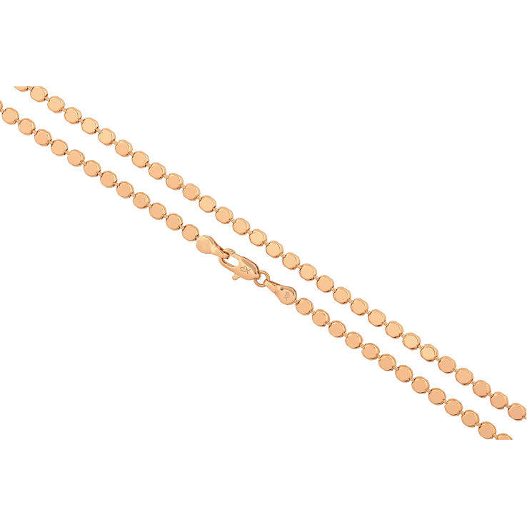 Ланцюжок Xuping колір Позолота 18K "Плетіння Перлина" довжина 50см х 3мм фото №15 Ланцюжок Xuping колір Позолота 18K "Плетіння Перлина" довжина 50см х 3мм фото №15