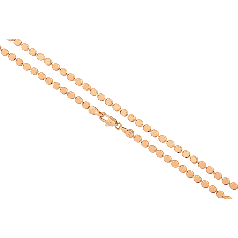 Ланцюжок Xuping колір Позолота 18K "Плетіння Перлина" довжина 50см х 3мм фото №7