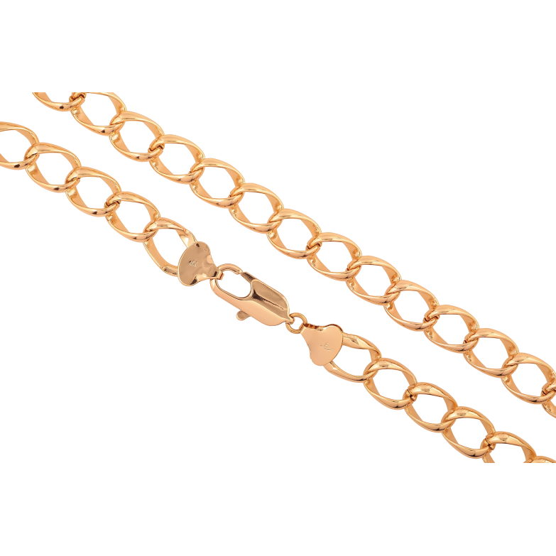 Ланцюжок Xuping колір Позолота 18K "Плетіння Панцирне" довжина 52см х 12мм фото №1