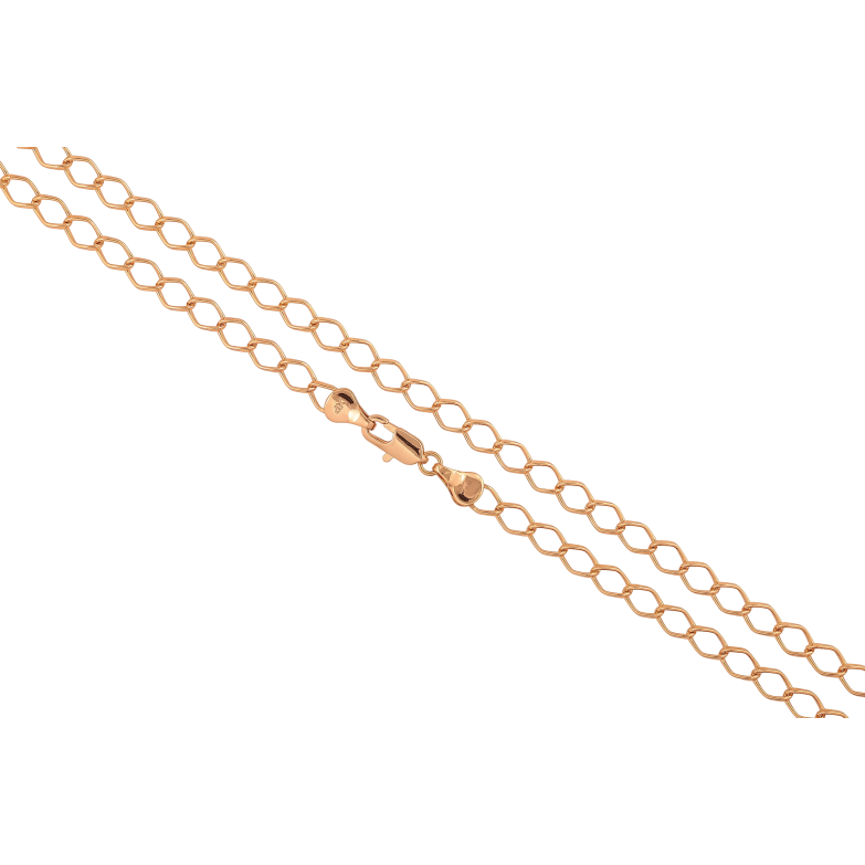 Ланцюжок Xuping колір Позолота 18K "Плетіння Ромб" довжина 50см х 5мм фото №3