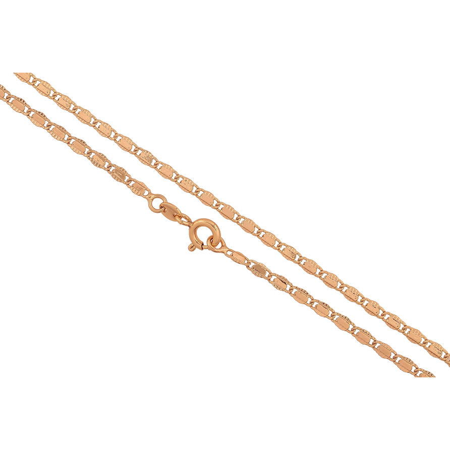 Цепочка Xuping цвет Позолота 18K "Плетение Морская цепь с узором" длинна 49см х 2.5мм фото №1 Цепочка Xuping цвет Позолота 18K "Плетение Морская цепь с узором" длинна 49см х 2.5мм фото №1