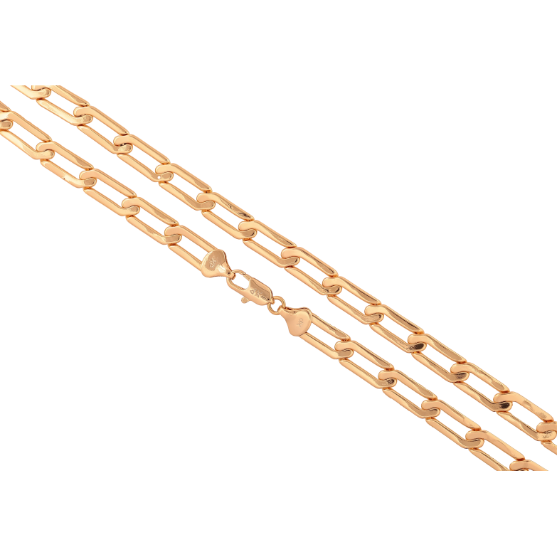 Ланцюжок Xuping колір Позолота 18K "Плетіння Панцирне" довжина 50см х 8мм фото №5 Ланцюжок Xuping колір Позолота 18K "Плетіння Панцирне" довжина 50см х 8мм фото №5