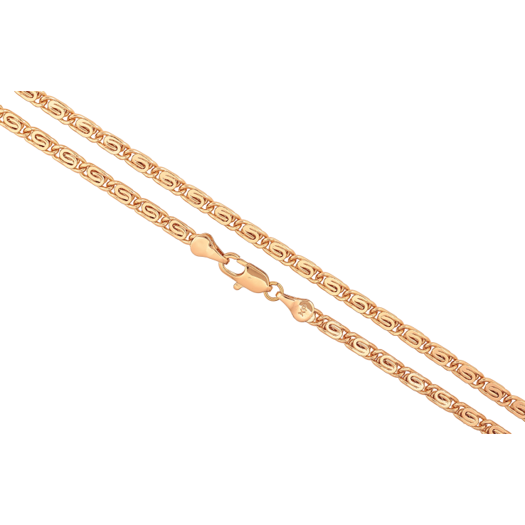 Цепочка Xuping цвет Позолота 18K "Плетение Улитка" длинна 50см х 3.5мм фото №16 Цепочка Xuping цвет Позолота 18K "Плетение Улитка" длинна 50см х 3.5мм фото №16