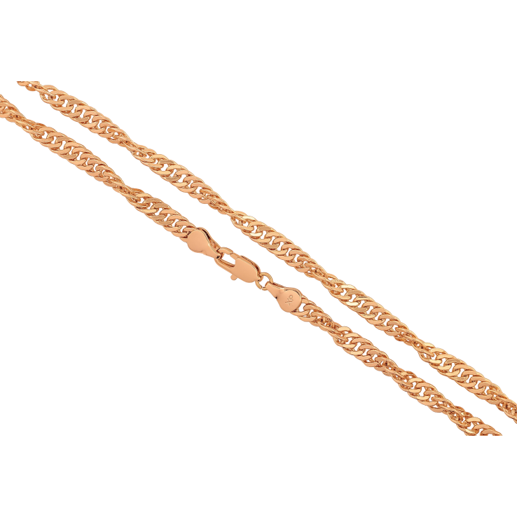 Цепочка Xuping цвет Позолота 18K "Плетение Фантазийное" длинна 51см х 5мм фото №25
