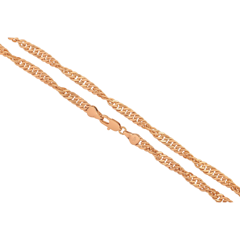 Цепочка Xuping цвет Позолота 18K "Плетение Фантазийное" длинна 51см х 5мм фото №1
