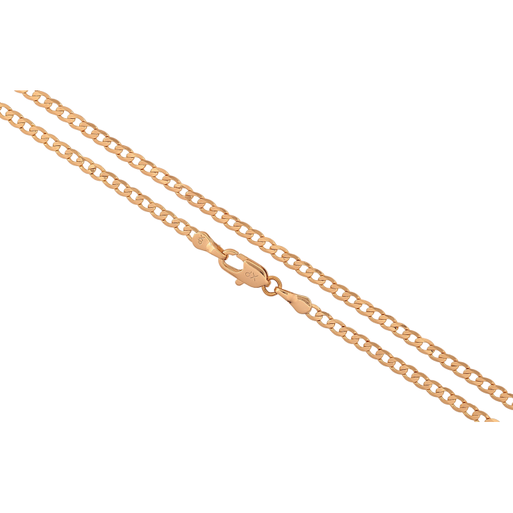 Цепочка Xuping цвет Позолота 18K "Плетение Панцирное" длинна 45см х 2.5мм фото №5 Цепочка Xuping цвет Позолота 18K "Плетение Панцирное" длинна 45см х 2.5мм фото №5