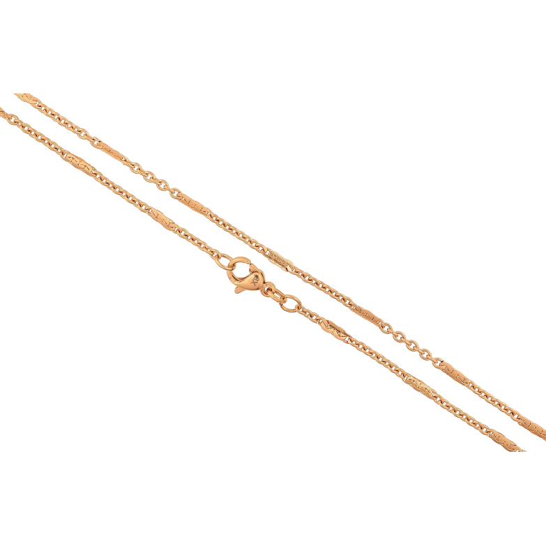 Цепочка Xuping цвет Позолота 18K "Плетение Якорное с прокаткой" длина 45см х 2мм фото №3