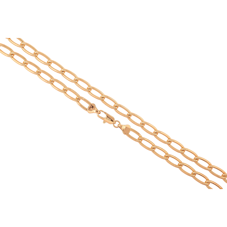 Ланцюжок Xuping колір Позолота 18K "Плетіння Панцирне" довжина 50см х 6мм фото №9 Ланцюжок Xuping колір Позолота 18K "Плетіння Панцирне" довжина 50см х 6мм фото №9