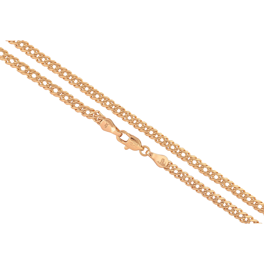 Цепочка Xuping цвет Позолота 18K "Плетение Двойной Ромб" длинна 60см х 4мм фото №1 Цепочка Xuping цвет Позолота 18K "Плетение Двойной Ромб" длинна 60см х 4мм фото №1