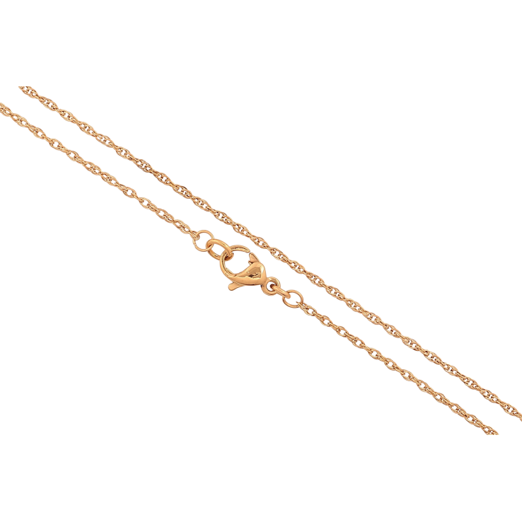 Ланцюжок Xuping колір Позолота 18K "Плетіння Кордове" довжина 46см х 1мм фото №13 Ланцюжок Xuping колір Позолота 18K "Плетіння Кордове" довжина 46см х 1мм фото №13
