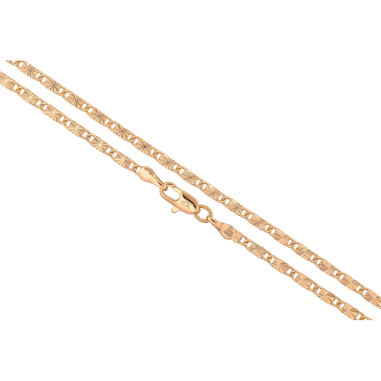 Ланцюжок Xuping колір Позолота 18K "Плетіння Фантазійне" довжина 50см х 2.5мм фото №6