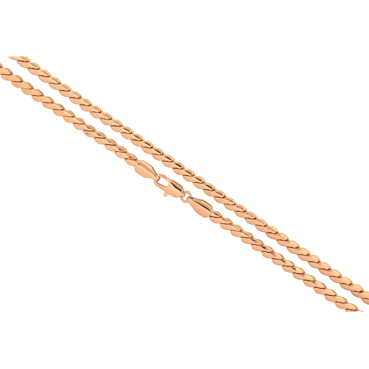 Цепочка Xuping цвет Позолота 18K "Плетение Серпантин" длинна 50см х 4мм фото №25