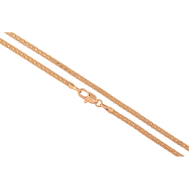 Цепочка Xuping цвет Позолота 18K "Плетение Итальянский Бисмарк" длинна 50см х 2мм фото №4 Цепочка Xuping цвет Позолота 18K "Плетение Итальянский Бисмарк" длинна 50см х 2мм фото №4