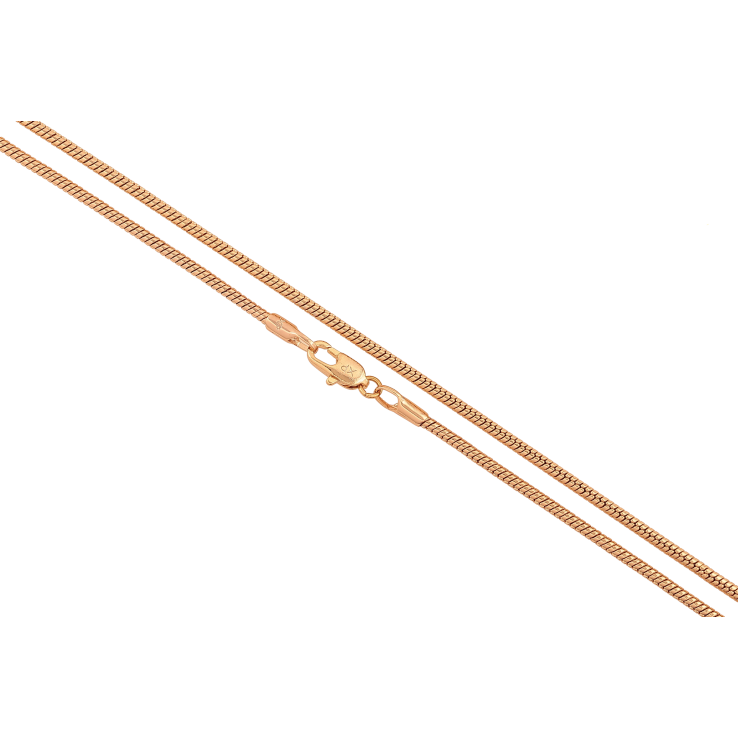 Цепочка Xuping цвет Позолота 18K "Плетение Ювелирный шнур" длинна 45см х 2мм фото №4 Цепочка Xuping цвет Позолота 18K "Плетение Ювелирный шнур" длинна 45см х 2мм фото №4