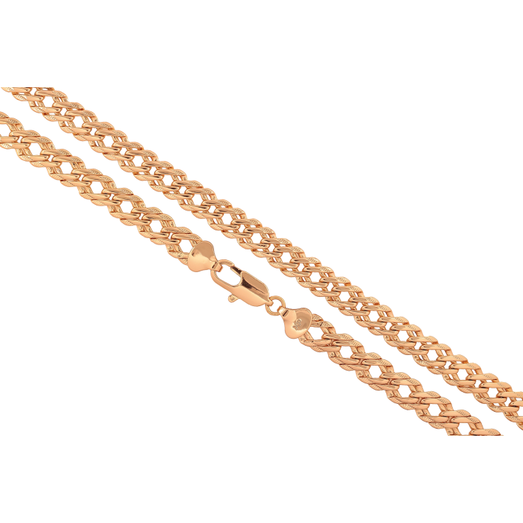 Цепочка Xuping цвет Позолота 18K "Плетение Двойной Ромб с узором" длинна 44см х 9мм фото №20 Цепочка Xuping цвет Позолота 18K "Плетение Двойной Ромб с узором" длинна 44см х 9мм фото №20